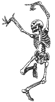 Skeleton, dancing